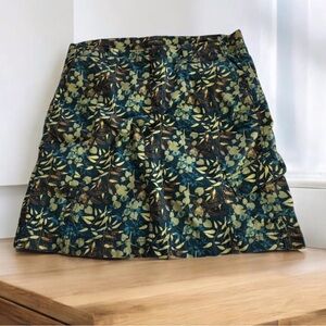Eddie Bauer Floral Skirt Women’s Size 16 Boho Hippie Print All Cotton
